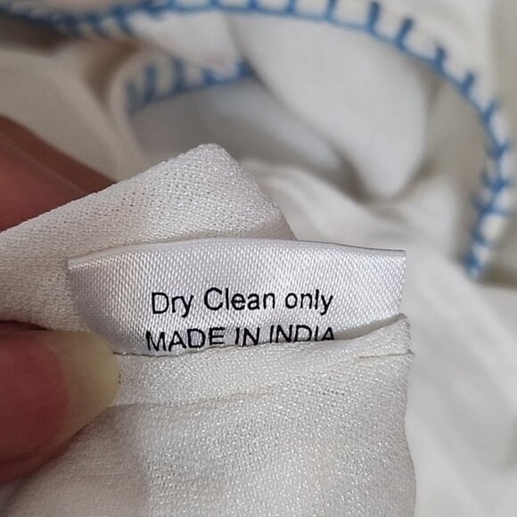 Rococo Sand Paloma White Embroidered Top Size XS b110 - Picture 10 of 11